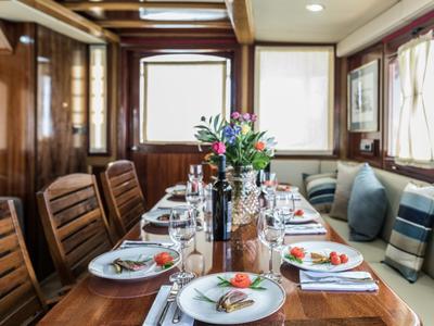 Salon of ADRIATIC BREEZE, a Custom Made Adriatic Breeze yacht at Split, Croatia