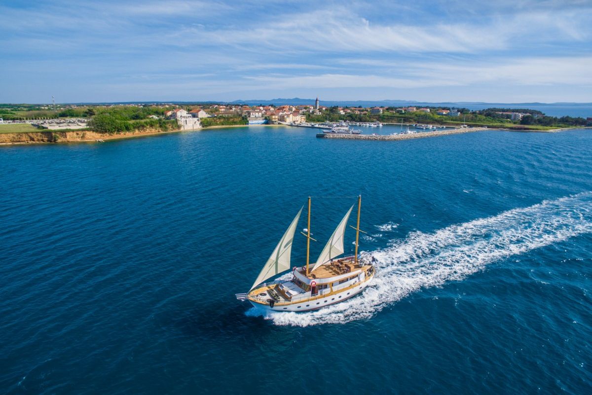 Exterior view of ADRIATIC BREEZE, a Custom Made Adriatic Breeze yacht at Split, Croatia