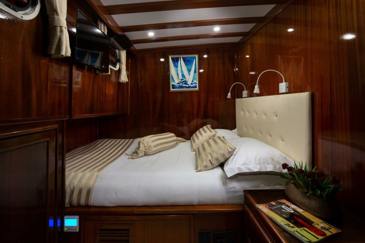 Cabin on Saint Luca, a Custom Made Saint Luca yacht at Grad Omiš, Croatia