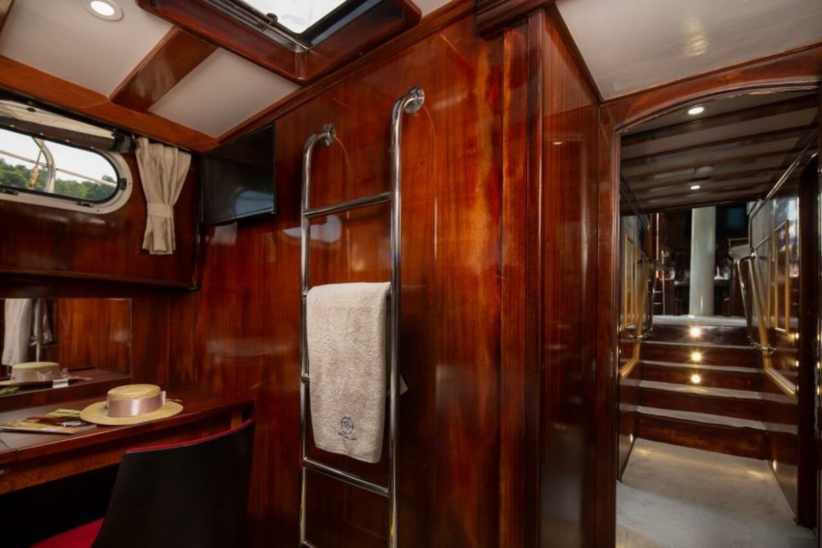 Cabin on Saint Luca, a Custom Made Saint Luca yacht at Grad Omiš, Croatia