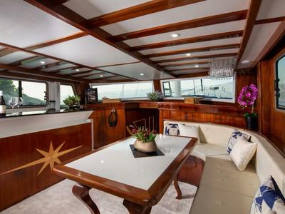 Salon of Saint Luca, a Custom Made Saint Luca yacht at Grad Omiš, Croatia