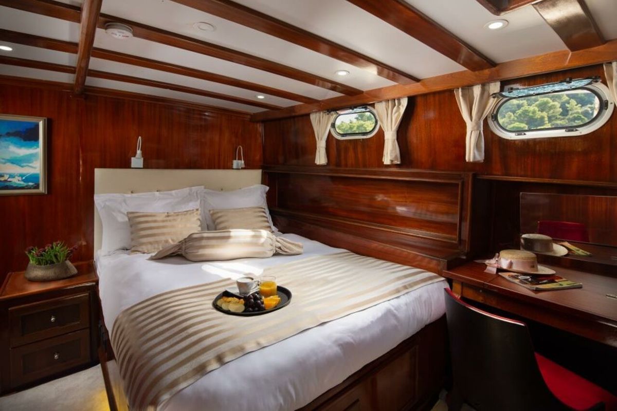 Cabin on Saint Luca, a Custom Made Saint Luca yacht at Grad Omiš, Croatia
