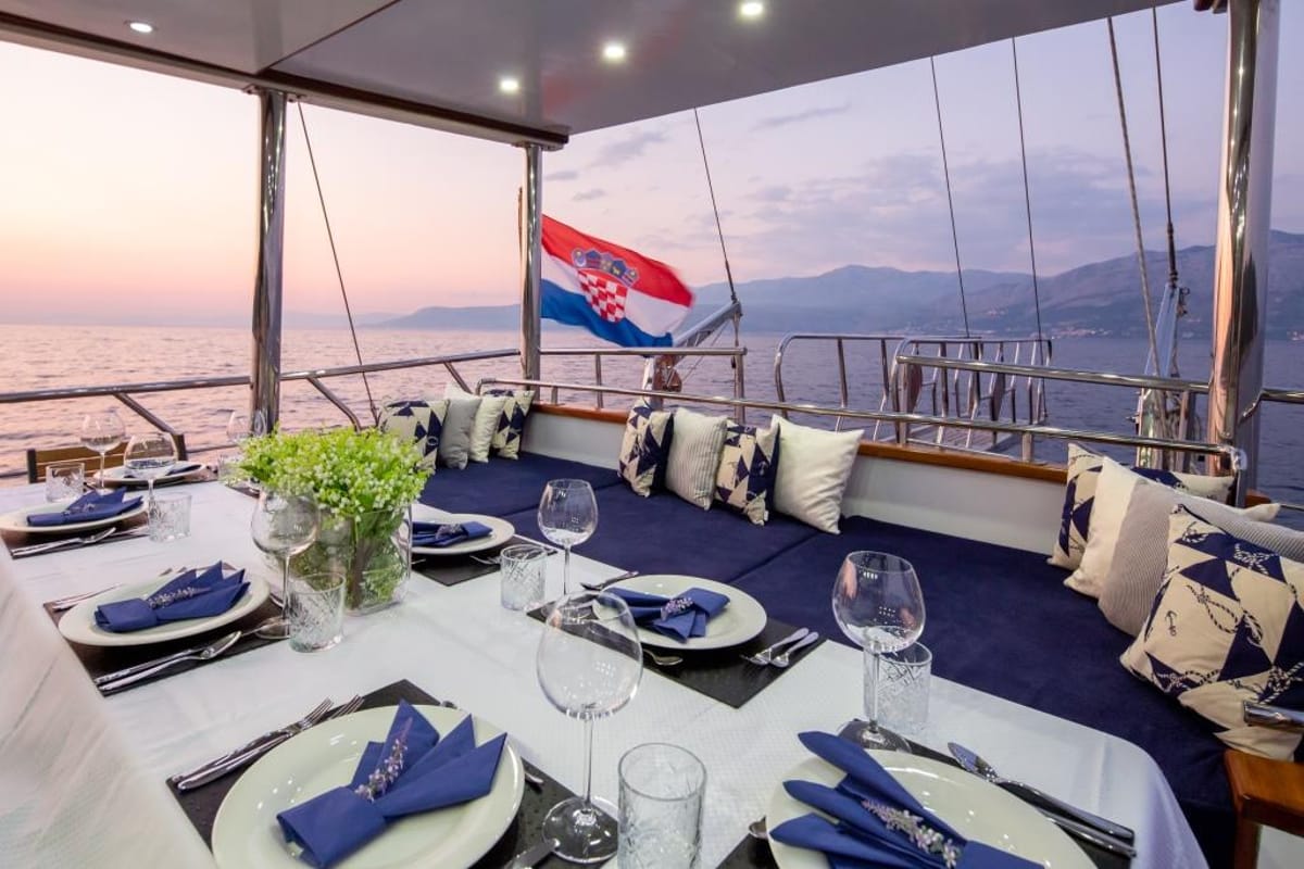 Saint Luca, a Custom Made Saint Luca yacht at Grad Omiš, Croatia