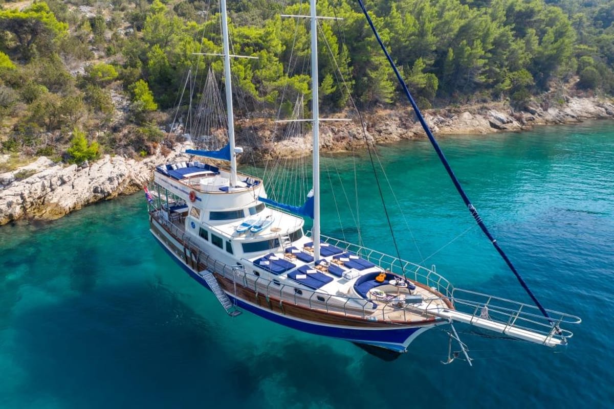 Saint Luca, a Custom Made Saint Luca yacht at Grad Omiš, Croatia