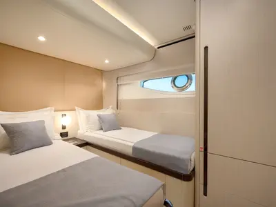 Cabin on Viva, a Azimut 78 Fly yacht at Podstrana - Miljevac, Croatia