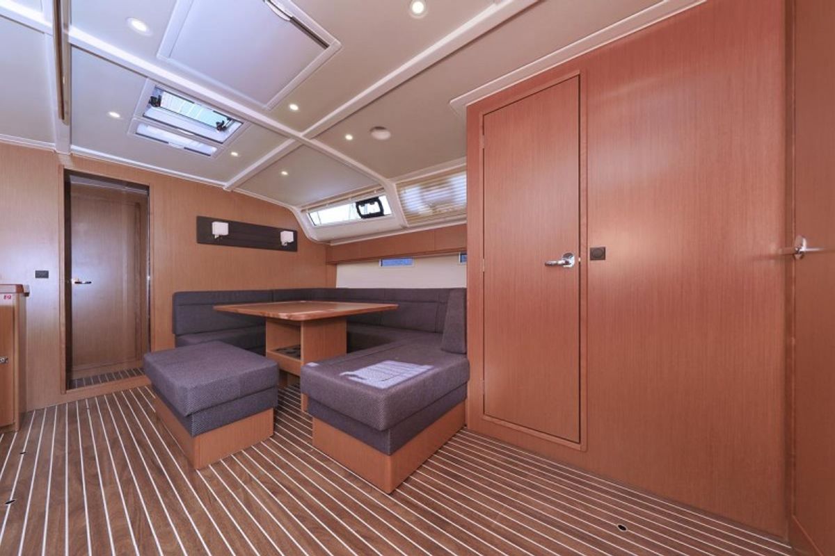 Galley of Bonnytta, a Bavaria Cruiser 51 sailboat at Grad Biograd na Moru, Croatia
