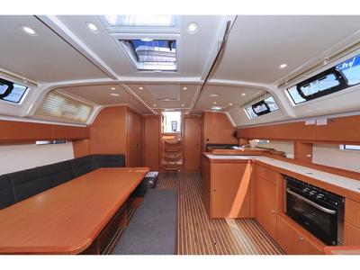 Salon of Bonnytta, a Bavaria Cruiser 51 sailboat at Grad Biograd na Moru, Croatia