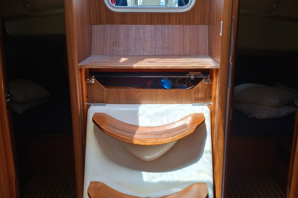Spanaki II, a Jeanneau Sun Odyssey 45 sailboat at Athens, Greece