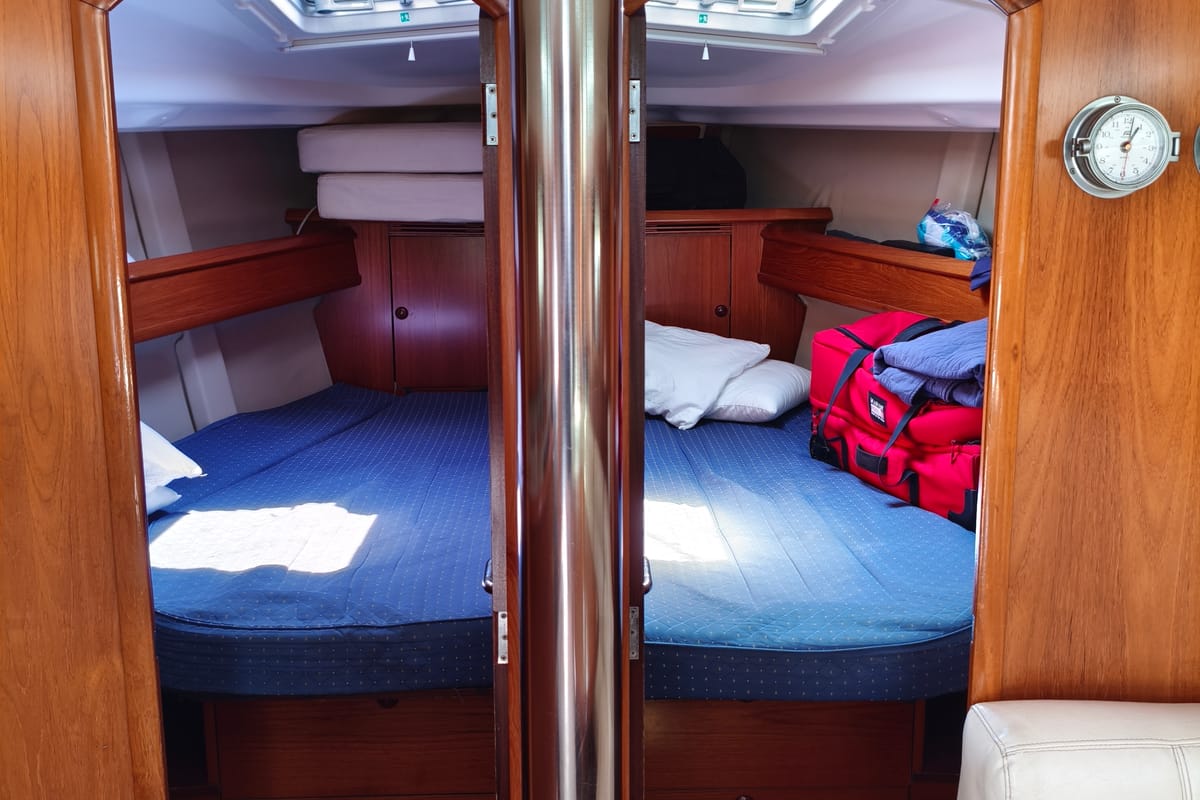 Spanaki II, a Jeanneau Sun Odyssey 45 sailboat at Athens, Greece