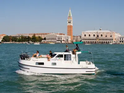 NCF First, a NCF First motorboat at Chioggia, Italy