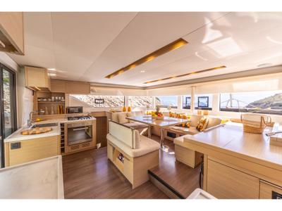 Galley of DOLCIA, a Lagoon 51 catamaran at Municipal Unit of Lefkada, Greece