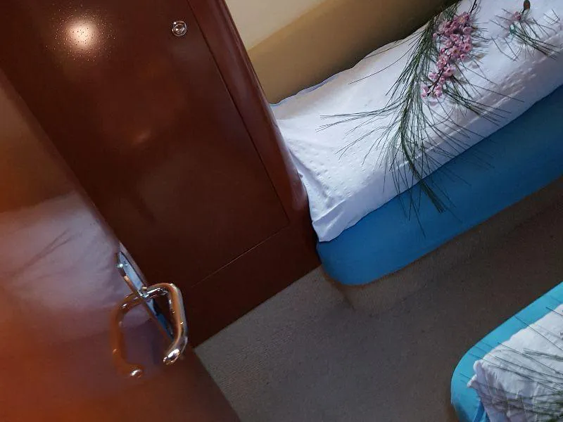 Cabin on Fortuna, a Jeanneau Prestige 36 Fly yacht at Punat, Croatia