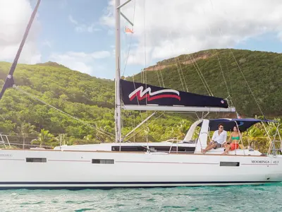 Exterior view of Moorings 42.3 Exclusive, a Gulet Moorings 42.3 sailboat at Marigot, France