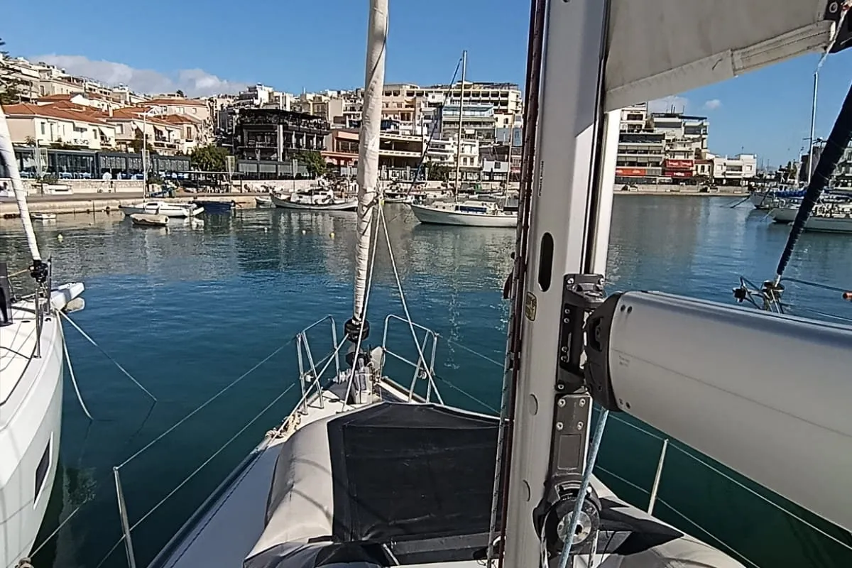 BLUE PEARL, a Bavaria Bavaria 41 Cruiser sailboat at Athens, Greece