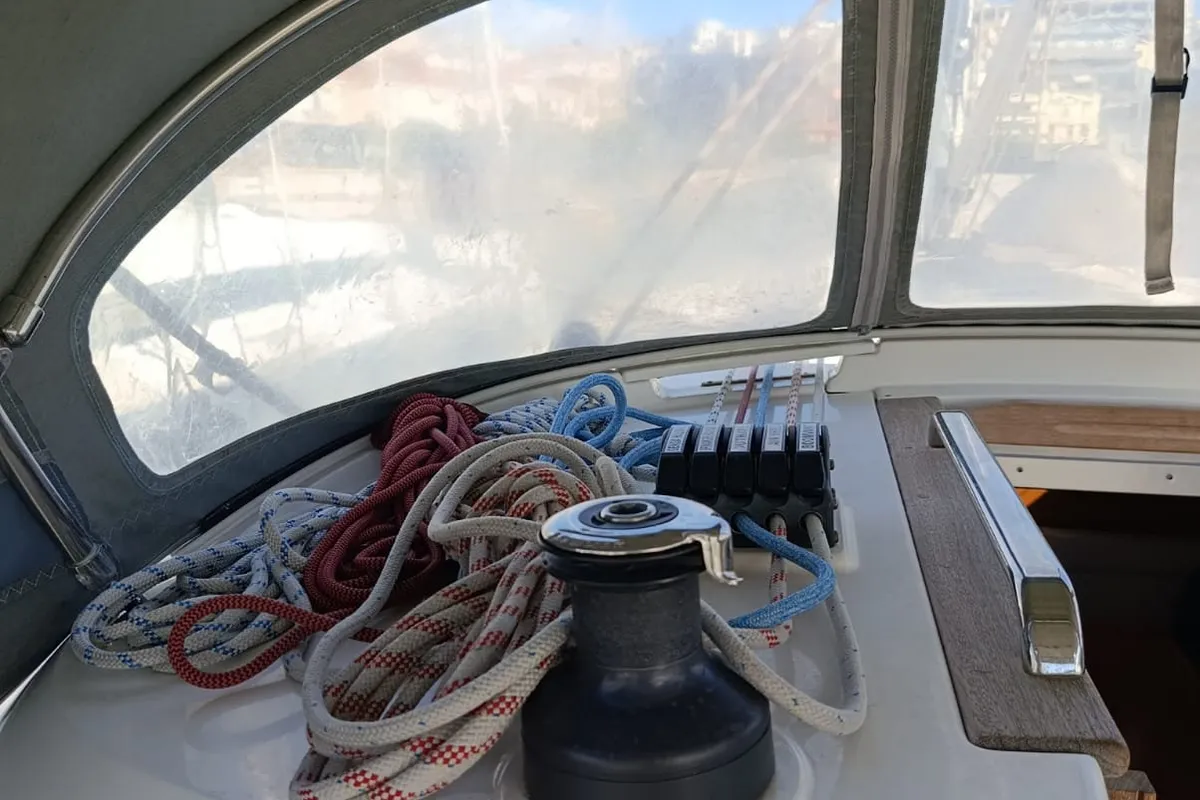 BLUE PEARL, a Bavaria Bavaria 41 Cruiser sailboat at Athens, Greece