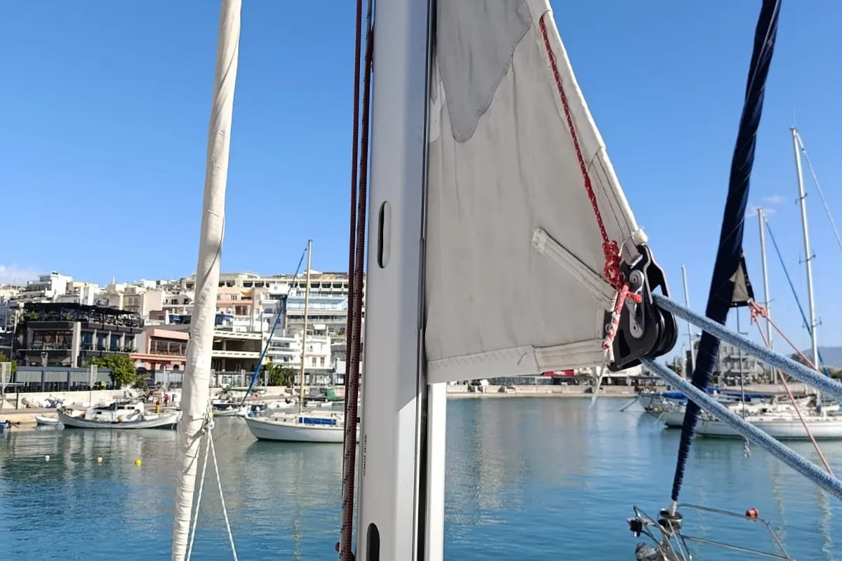 BLUE PEARL, a Bavaria Bavaria 41 Cruiser sailboat at Athens, Greece
