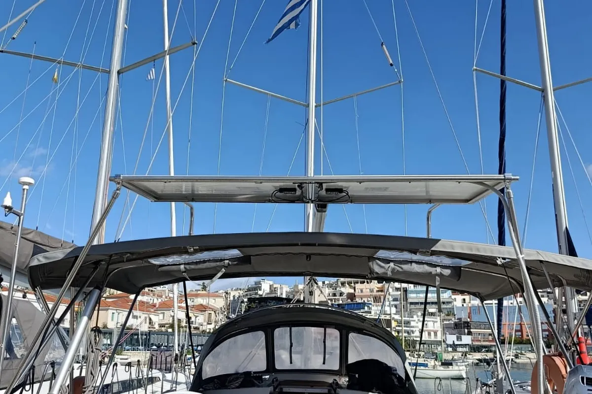 BLUE PEARL, a Bavaria Bavaria 41 Cruiser sailboat at Athens, Greece