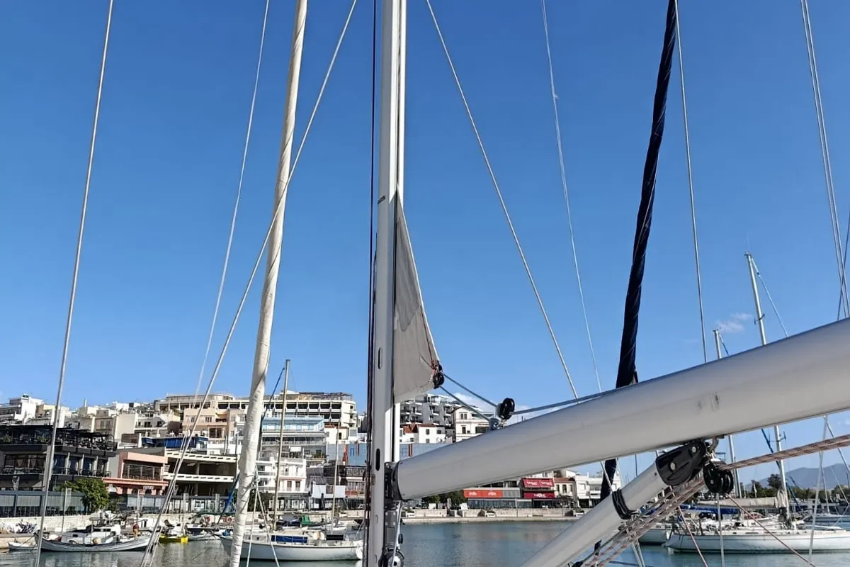 BLUE PEARL, a Bavaria Bavaria 41 Cruiser sailboat at Athens, Greece