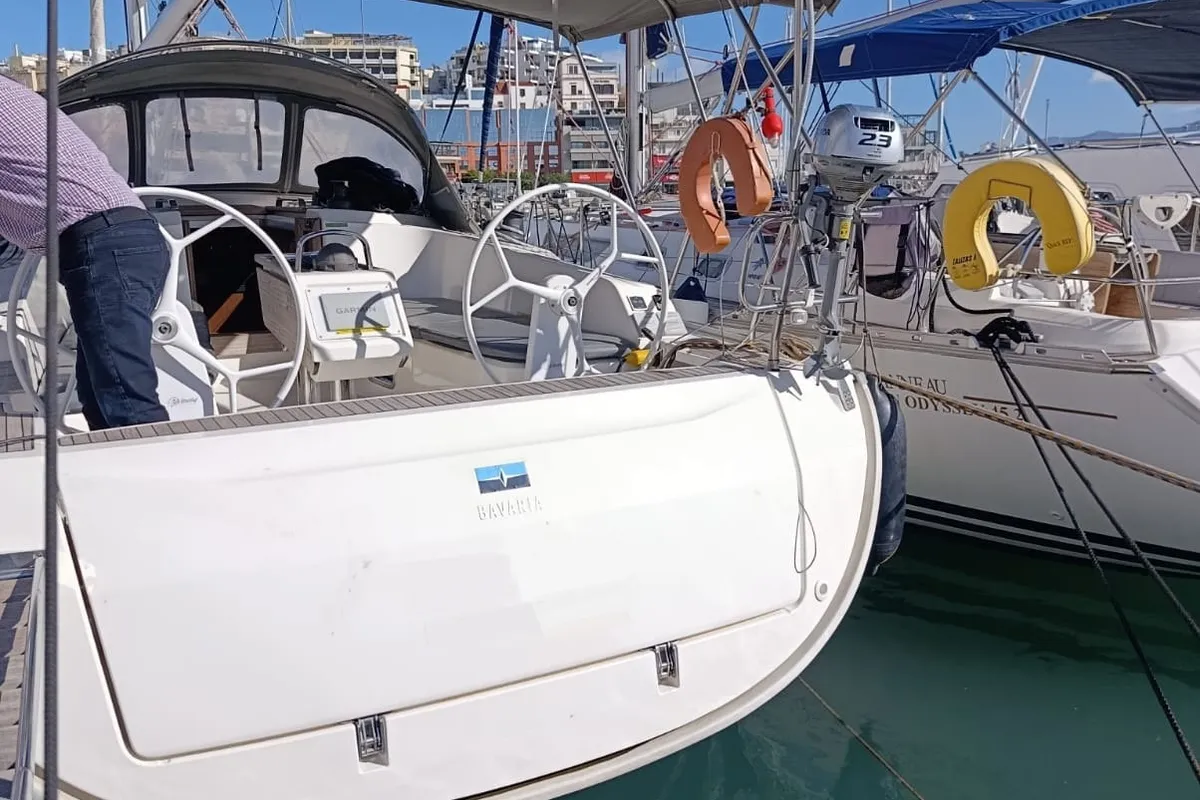 BLUE PEARL, a Bavaria Bavaria 41 Cruiser sailboat at Athens, Greece