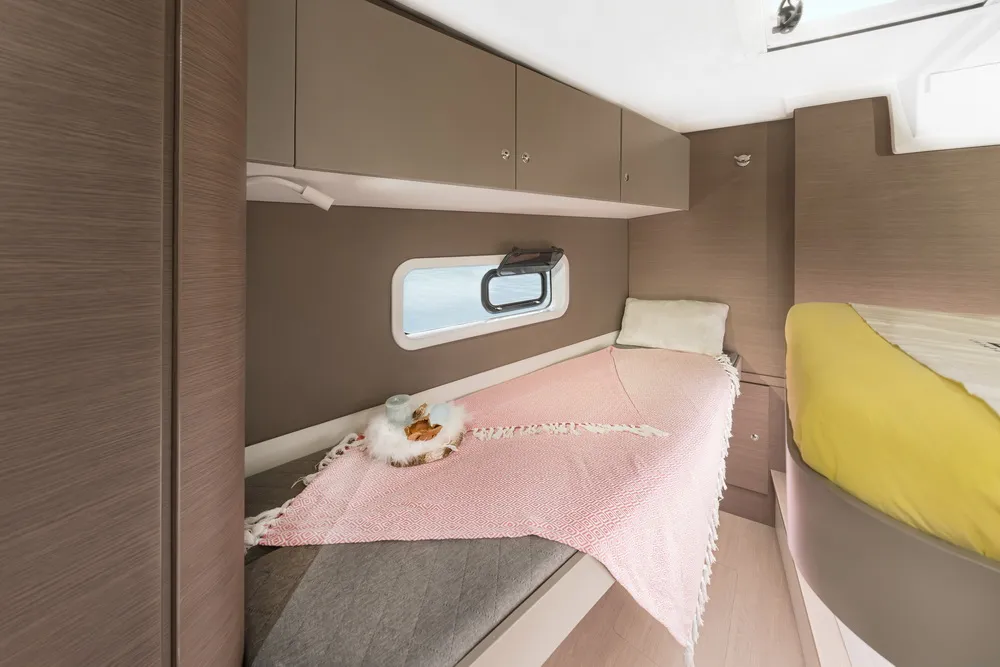 Cabin on Day Dream, a Bali Catspace catamaran at Grad Pula, Croatia