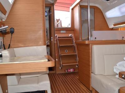 Salon of Google, a Elan Impression 40 sailboat at Grad Trogir, Croatia