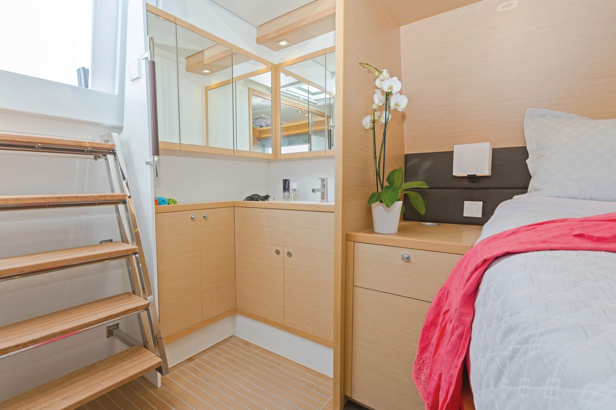 Cabin on Cool Breeze, a Lagoon 560 catamaran at Općina Marina, Croatia