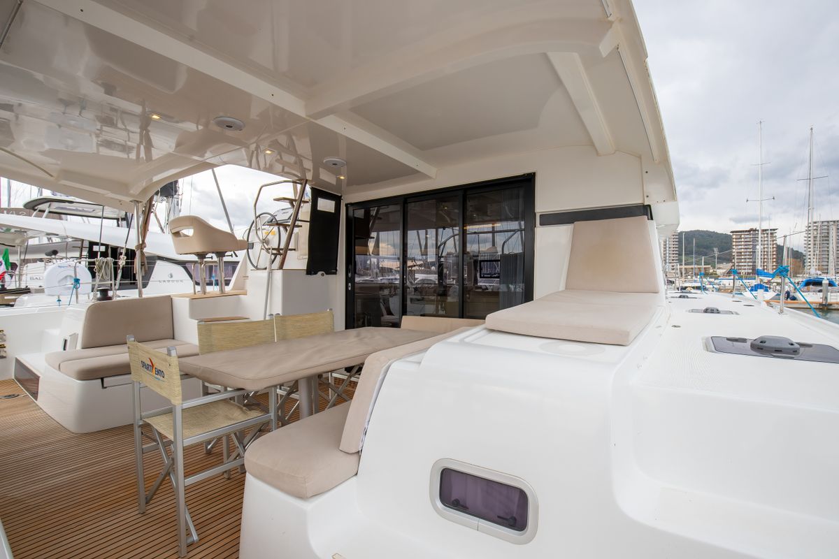 Emozione - Standard Line, a Lagoon 42 catamaran at Salerno, Italy