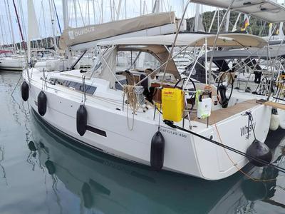 Salon of Whisky, a Dufour 430 sailboat at Grad Pula, Croatia