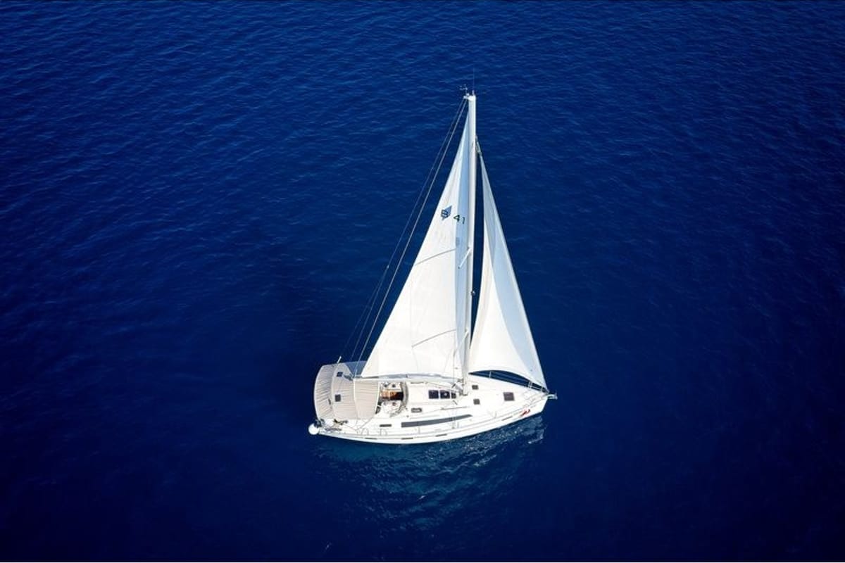 MH 61, a Bavaria Cruiser 41 sailboat at Murter, Croatia