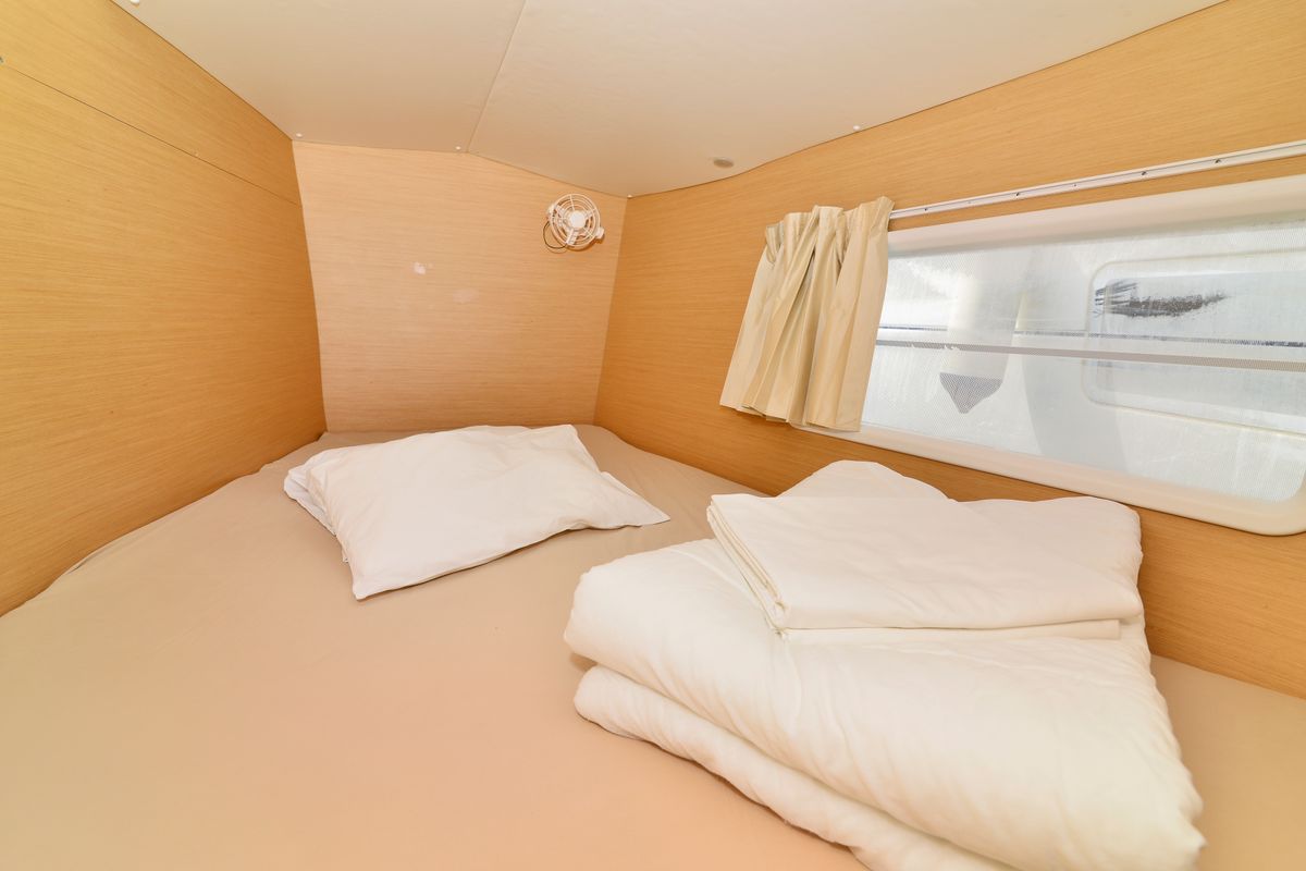 Cabin on Shona, a Lagoon 380 catamaran at Betina, Croatia