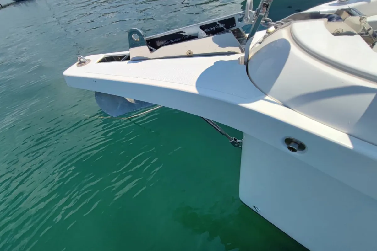 Salon of Gala, a Bavaria C42 sailboat at Punat, Croatia