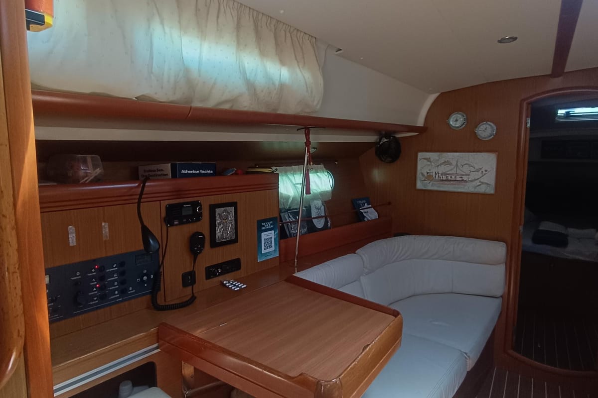Sea Obsession, a Jeanneau Sun Odyssey 42i sailboat at Municipal Unit of Ellomenos, Greece