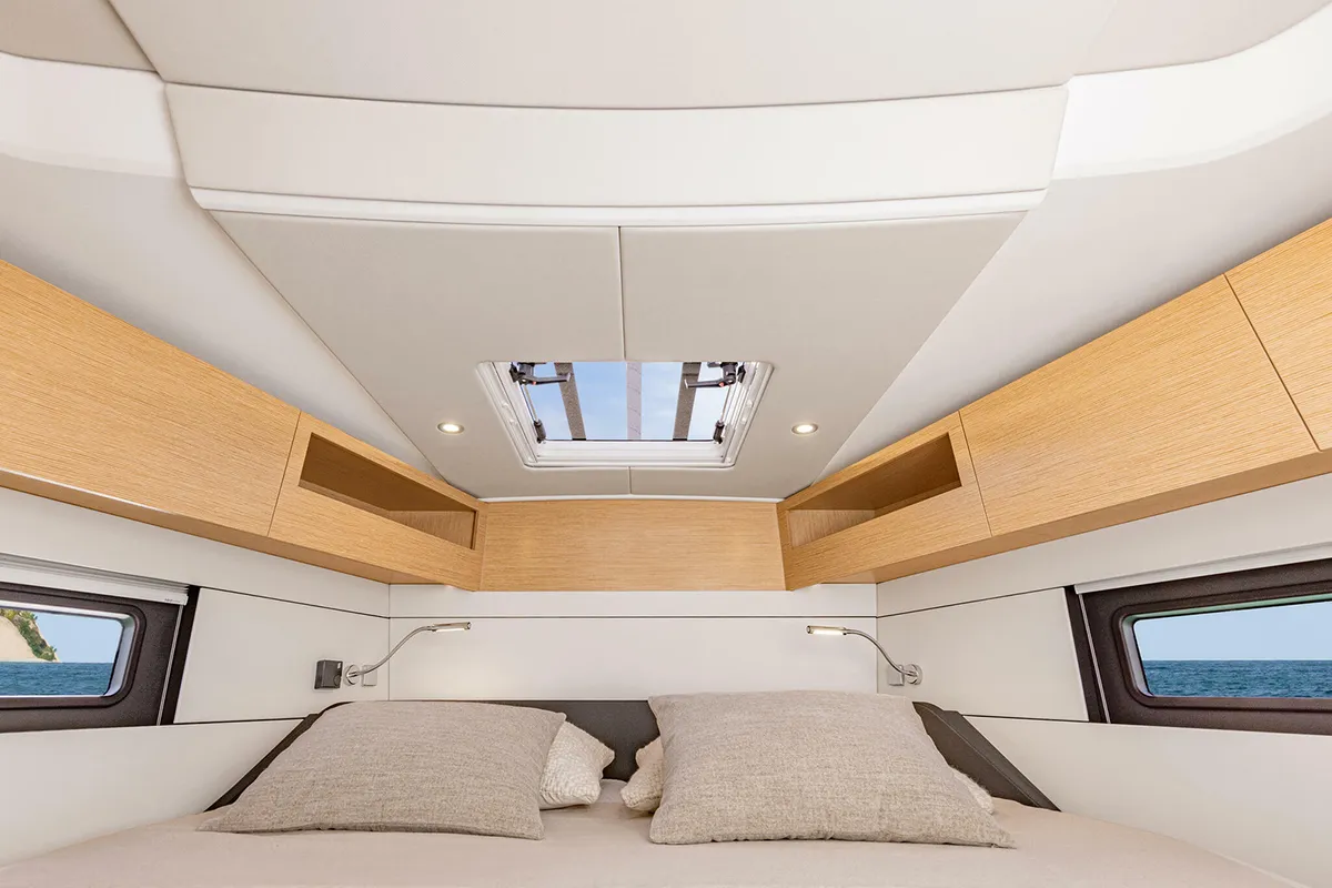 Cabin on Sailaway, a Hanse Yachts Hanse 460 sailboat at Grad Šibenik, Croatia