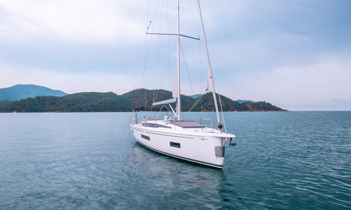 Kybele, a Bavaria C46 sailboat at Fethiye, Turkey