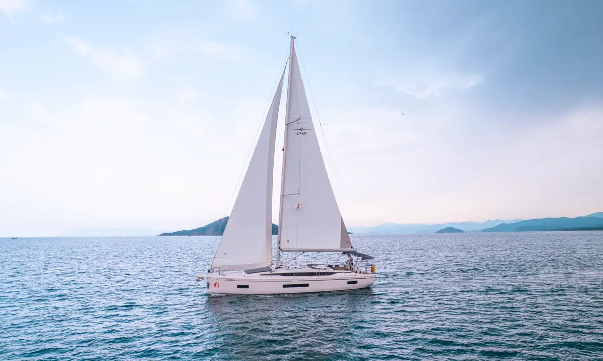 Kybele, a Bavaria C46 sailboat at Fethiye, Turkey