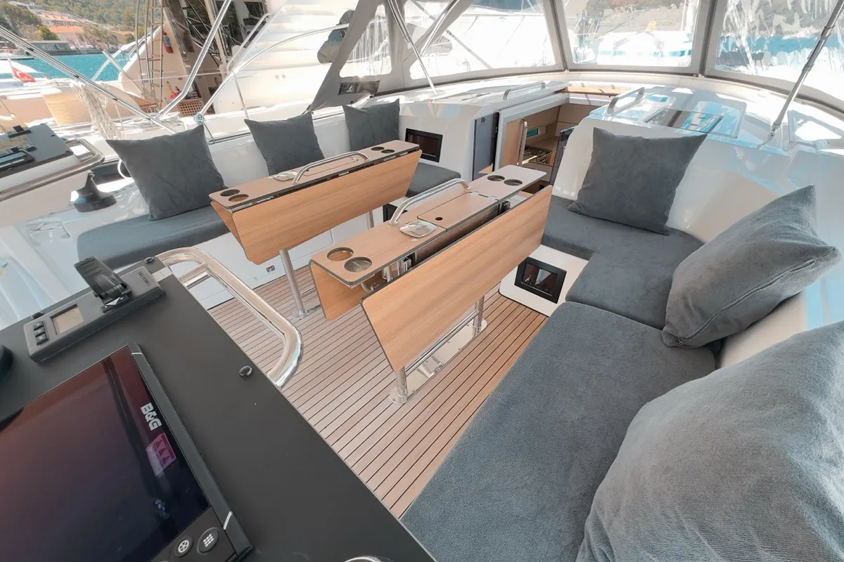 Kybele, a Bavaria C46 sailboat at Fethiye, Turkey