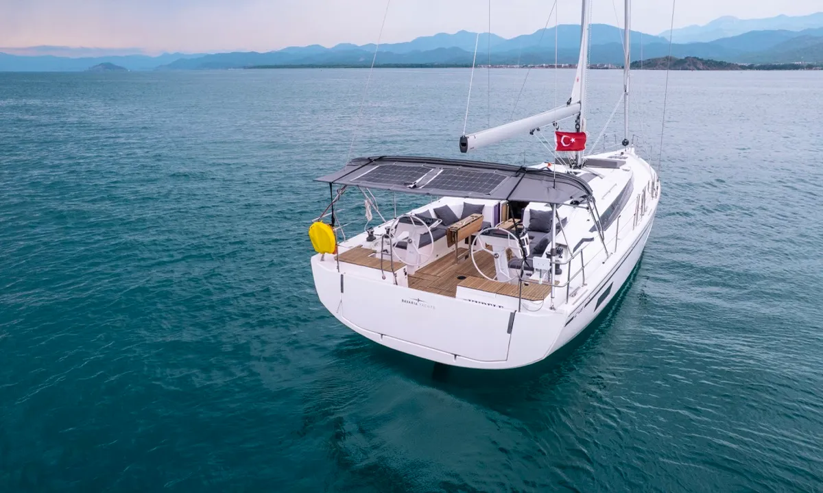 Kybele, a Bavaria C46 sailboat at Fethiye, Turkey