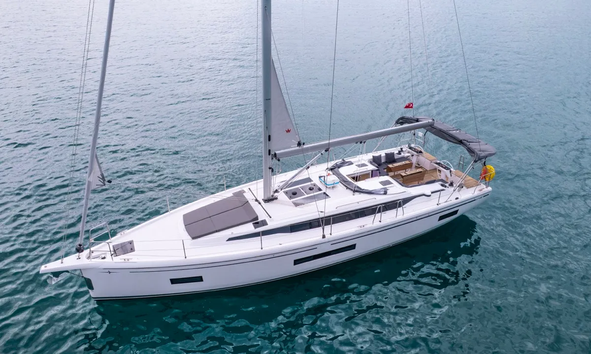 Kybele, a Bavaria C46 sailboat at Fethiye, Turkey