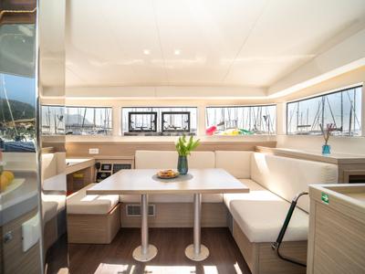 Galley of Sweet Lota, a Lagoon 40 catamaran at Grad Kaštela, Croatia