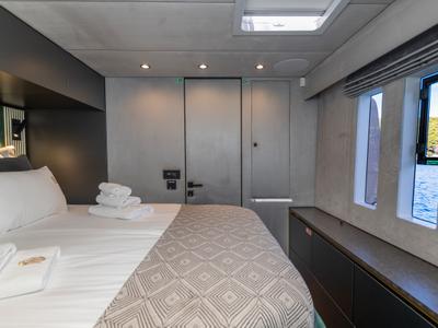 Cabin on Mr.Si, a Sunreef Yachts Sunreef 60 catamaran at Općina Rogoznica, Croatia