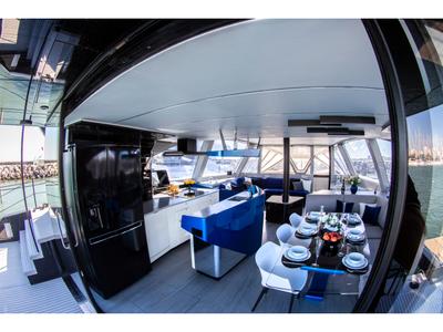 Galley of Wave50, a Wave Catamarans Wave 50 catamaran at Olbia, Italy