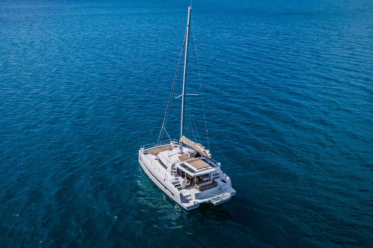 Kanalu, a Bali 4.1 catamaran at Grad Kaštela, Croatia