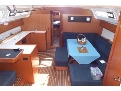 Salon of Windseeker S, a Bavaria 51 Cruiser sailboat at Salamina Municipal Unit, Greece