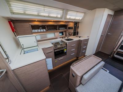 Galley of Ilonka - OW, a Hanse Yachts Hanse 460 sailboat at Seget Donji, Croatia