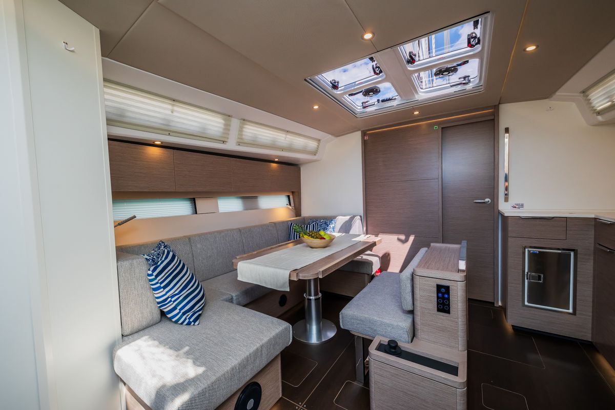 Salon of Ilonka - OW, a Hanse Yachts Hanse 460 sailboat at Seget Donji, Croatia