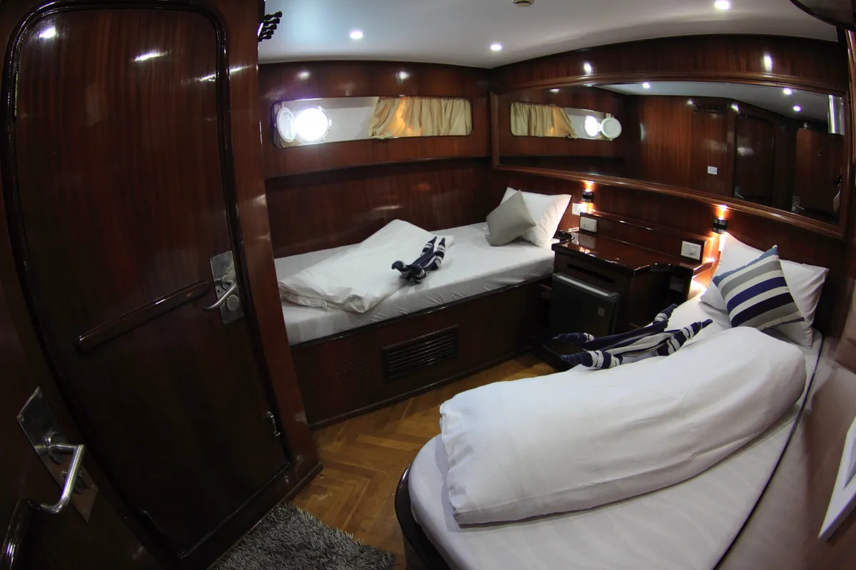 Cabin on Heaven Saphir, a Gulet Luxury Motor Yacht yacht at Hurghada, Egypt