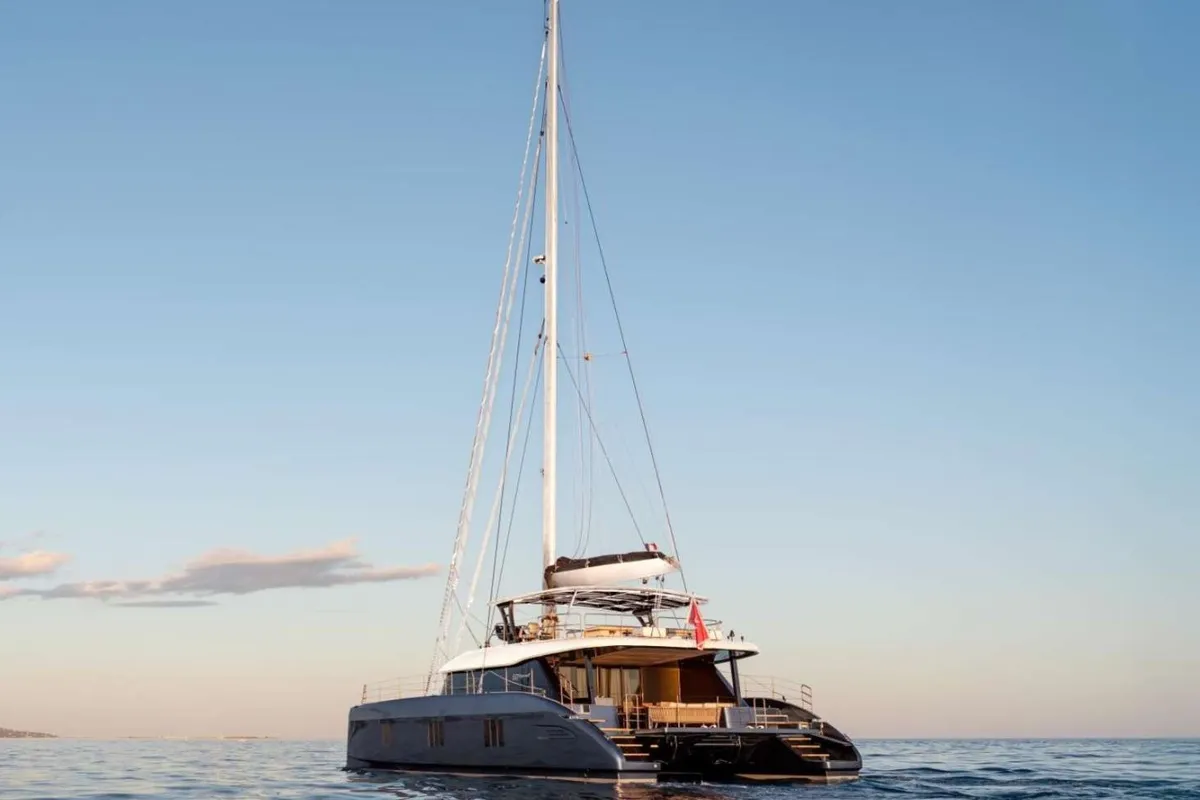 Adara Next, a Sunreef Yachts Sunreef 60 catamaran at Athens, Greece