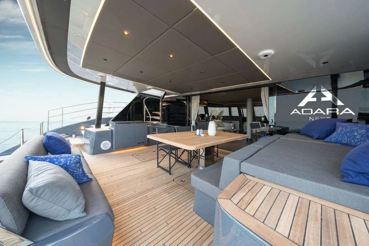Adara Next, a Sunreef Yachts Sunreef 60 catamaran at Athens, Greece