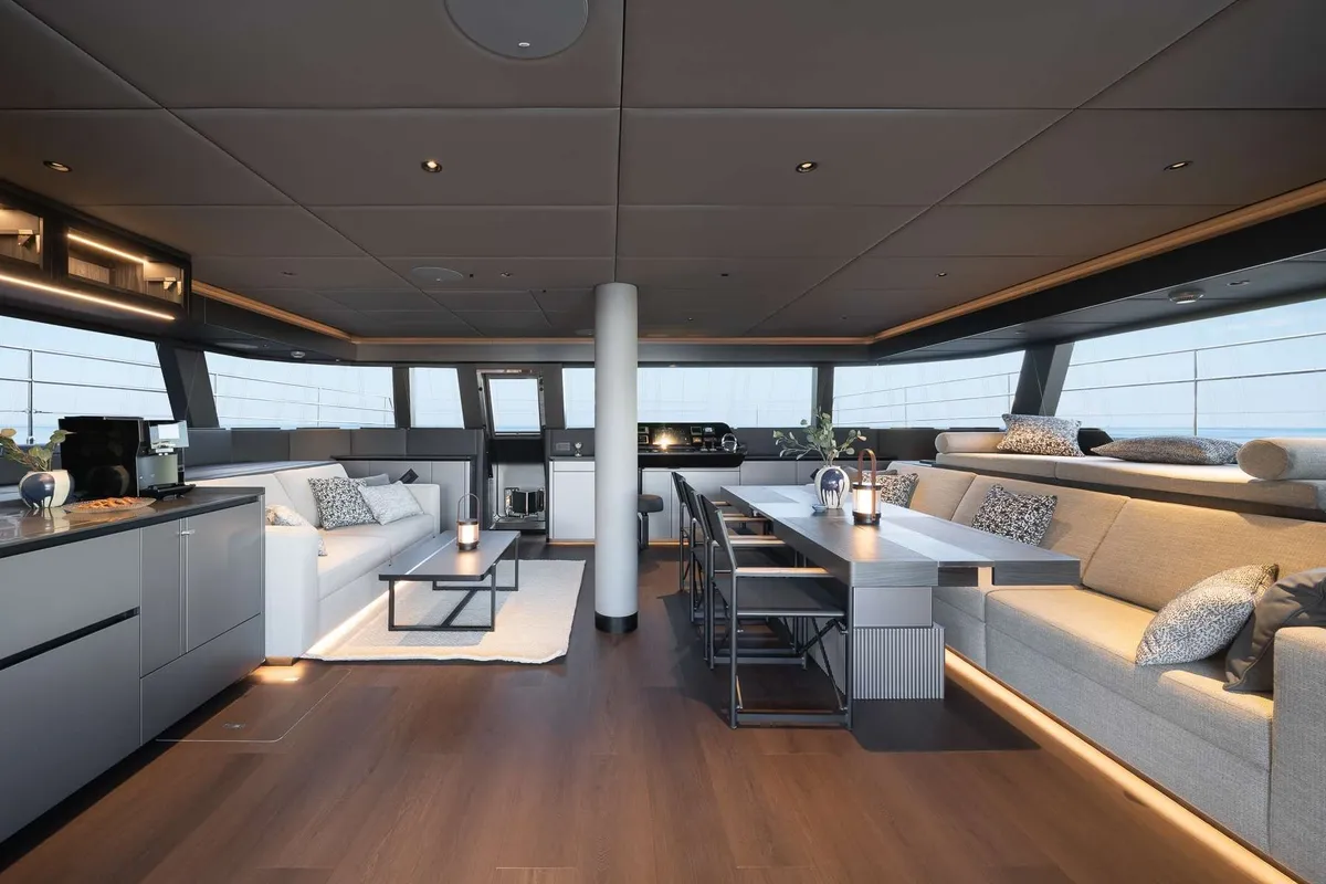 Adara Next, a Sunreef Yachts Sunreef 60 catamaran at Athens, Greece