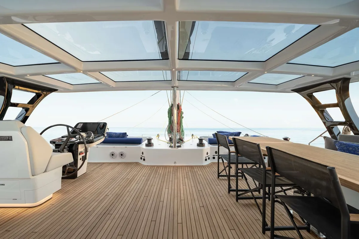 Adara Next, a Sunreef Yachts Sunreef 60 catamaran at Athens, Greece